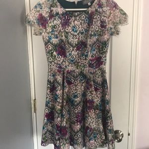 Lace detail dress from Anthropologie